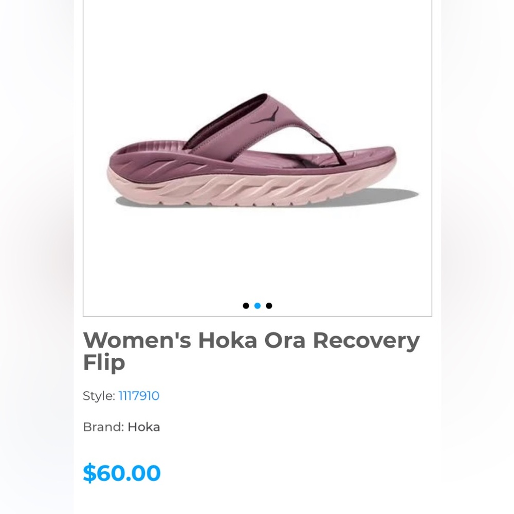 New Hoka Ora Recovery Pink Flip Flop